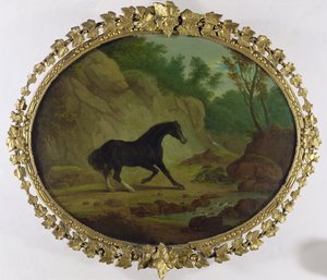 ヘビに怯えた馬、1792年 作： Sawrey Gilpin