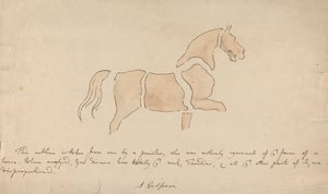 Desenho de cavalo desproporcional