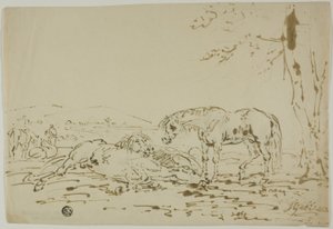 馬のいる風景