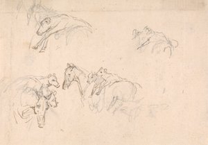 子牛を背負った馬の研究 作： Sawrey Gilpin
