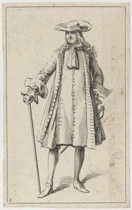 剣を持つ男 作： Sébastien Le Clerc the elder