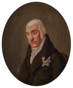 カール 2 世の肖像、メクレンブルク＝シュトレリッツ大公 1741 年～1816 年、1816 年。 作： Scharenberg