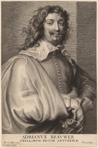 エイドリアン・ブリューワー 作： Schelte Adams Bolswert after Sir Anthony van Dyck