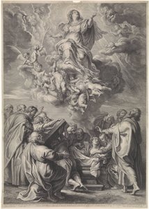 使徒とマリアの被昇天 作： Schelte Adamsz. Bolswert