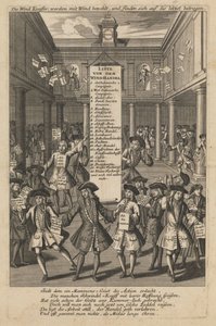 風の商人がお金を落とす...、1720年頃 作： Schmid