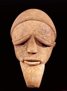 男性の頭のテラコッタ彫刻、ソコト、ナイジェリア、紀元前6〜2世紀 作： School African