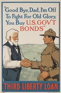 サヨナラ、父さん、僕はオールド・グローリーのために戦うよ 作： School American
