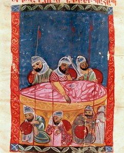 キリストの墓の警備員 (ミニチュア 作： School Armenian