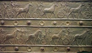 古代アッシリア帝国のバラワット門（低浮き彫り） 作： School Assyrian