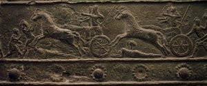 古代アッシリア帝国のバラワット門（低浮き彫り） 作： School Assyrian
