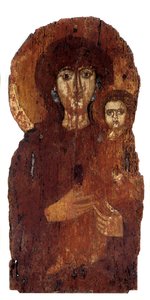 聖母ホディギトリア、イコン（木画、7世紀 作： School Byzantine