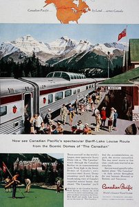 カナダ太平洋鉄道「The Canadian」の広告 作： School Canadian