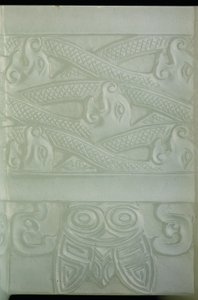 古風な船と覆いの詳細、乾隆帝時代（1736-95）（淡い青磁翡翠）（619015も参照） 作： School Chinese