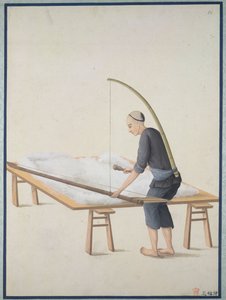綿毛、キルト用、1800年頃（紙に水彩）