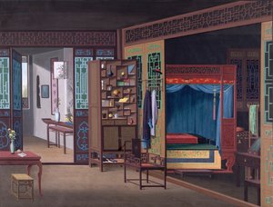 広東の中国の家のインテリア 作： School Chinese
