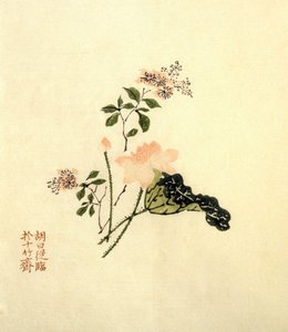 蓮の花-紙にインク、中国 蓮の花-紙にインク、中国 作： School Chinese