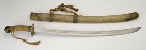 清末期の将校の「柳葉刀」（柳葉刀）