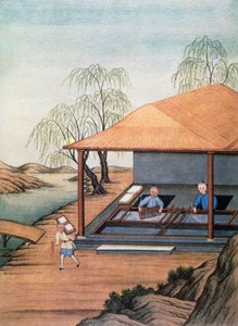 古い製紙工場、カラープリント、中国 作： School Chinese