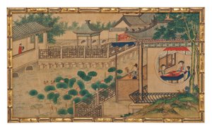赤い部屋の夢からの24の場面の1つ 作： School Chinese