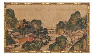 赤い部屋の夢からの24の場面の1つ 作： School Chinese