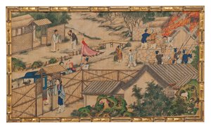赤い部屋の夢からの24の場面の1つ 作： School Chinese