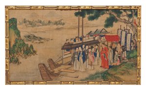 赤い部屋の夢からの 24 の場面の 1 つ 作： School Chinese