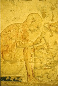 古代エジプト、壁面彫刻／絵画、ペトシリスの墓、トゥナ・エル・ゲベル、紀元前300年、彫刻家（写真） 作： School Egyptian