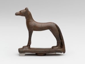 ジャッカルまたは犬（ブロンズ 作： School Egyptian