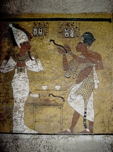 ルクソール、テーベ：王家の谷ツタンカーメンの墓。 作： School Egyptian