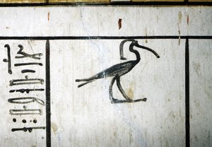 ルクソール、テーベ王家の谷、アメンノフィス3世の墓、エジプト第18王朝(-1410 - -1370)のファラオ。 作： School Egyptian