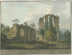 クロックスデン修道院：水彩画、nd [1805] （絵画） 作： School English