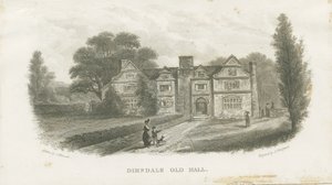 Dimsdale Old Hall: エングレーヴィング（ヴィネット）, nd [?19世紀] (プリント) 作： School English