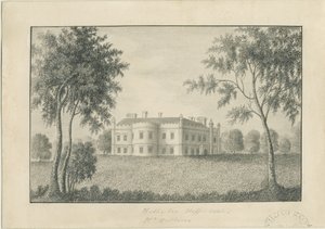 ハザートン・ホール：鉛筆画, nd [c 1860] (ドローイング) 作： School English