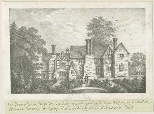 High Onn - Old Manor House: リトグラフ, nd [?19世紀] (プリント) 作： School English