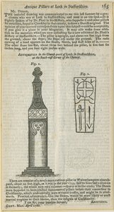 リーク-「アンティークの柱」：木版画、ND［1779年頃］（プリント 作： School English