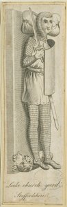 Leek Churchyard - Knight: engraving, nd [?18 cent] (print) 作： School English