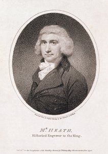 Mr Heath, Historical Engraver to the King, pub. for the Proprietors of Monthly Mirror, by T. Bellamy 作： School English