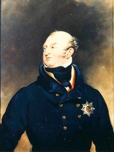 フレデリック・オーガスタス（1763-1827）ヨーク＆オルバニー公爵の肖像（油彩・キャンバス）