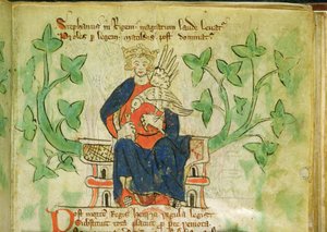 Roy.20 A II f.7 スティーブン王即位、エドワード 2 世 (1284-1327) の治世中に書かれた 作： School English