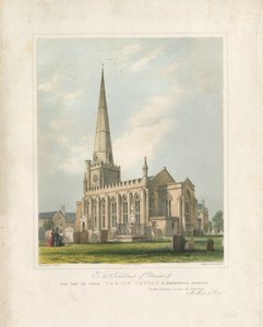 ウートクセッター教会［新］：描かれたリトグラフ、ND［1828年頃］（プリント 作： School English