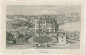 ウートン・ロッジ：リトグラフ, nd [c 1839] (プリント) 作： School English