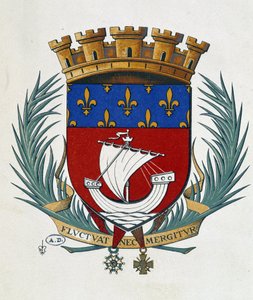 Blazon of Paris "Fluctuat Nec Mergitur"