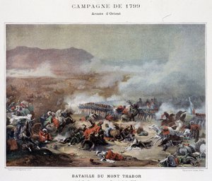 タボール山の戦闘 - "Victoires et Conquêtes des Armees Francaises", Paris, n.d. 作： School French