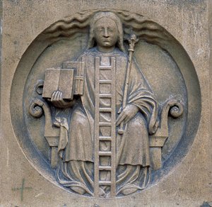 ゴシック美術：錬金術のアレゴリー。パリのノートルダム大聖堂（Notre-Dame)