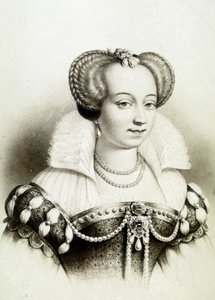 アンリ4世の最初の妻であるナバラの女王、マーガレット・オブ・ヴァロワ（マーゴット女王（1553-1615））の肖像。