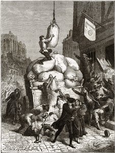 小麦粉の戦争1775年頃のパリでのパン屋の略奪（フランス革命の最初の果実
