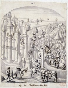 1420年に行われたシャントソー包囲戦 作： School French