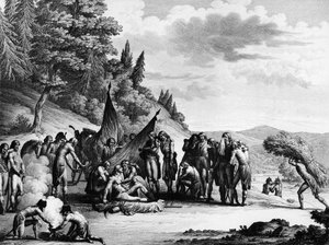 フランス革命の戦争。フランス陸軍大将フランソワ・セヴラン・マルソー（1769-1796）の死（9月21日、ドイツ・アルテンキルヘンにて 作： School French