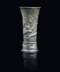 ビーカー（トランシルバニア地方）1650年頃（パーセル・ギルト・シルバー