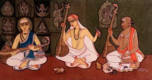 ヒンドゥー僧 （水彩・紙） 作： School Indian